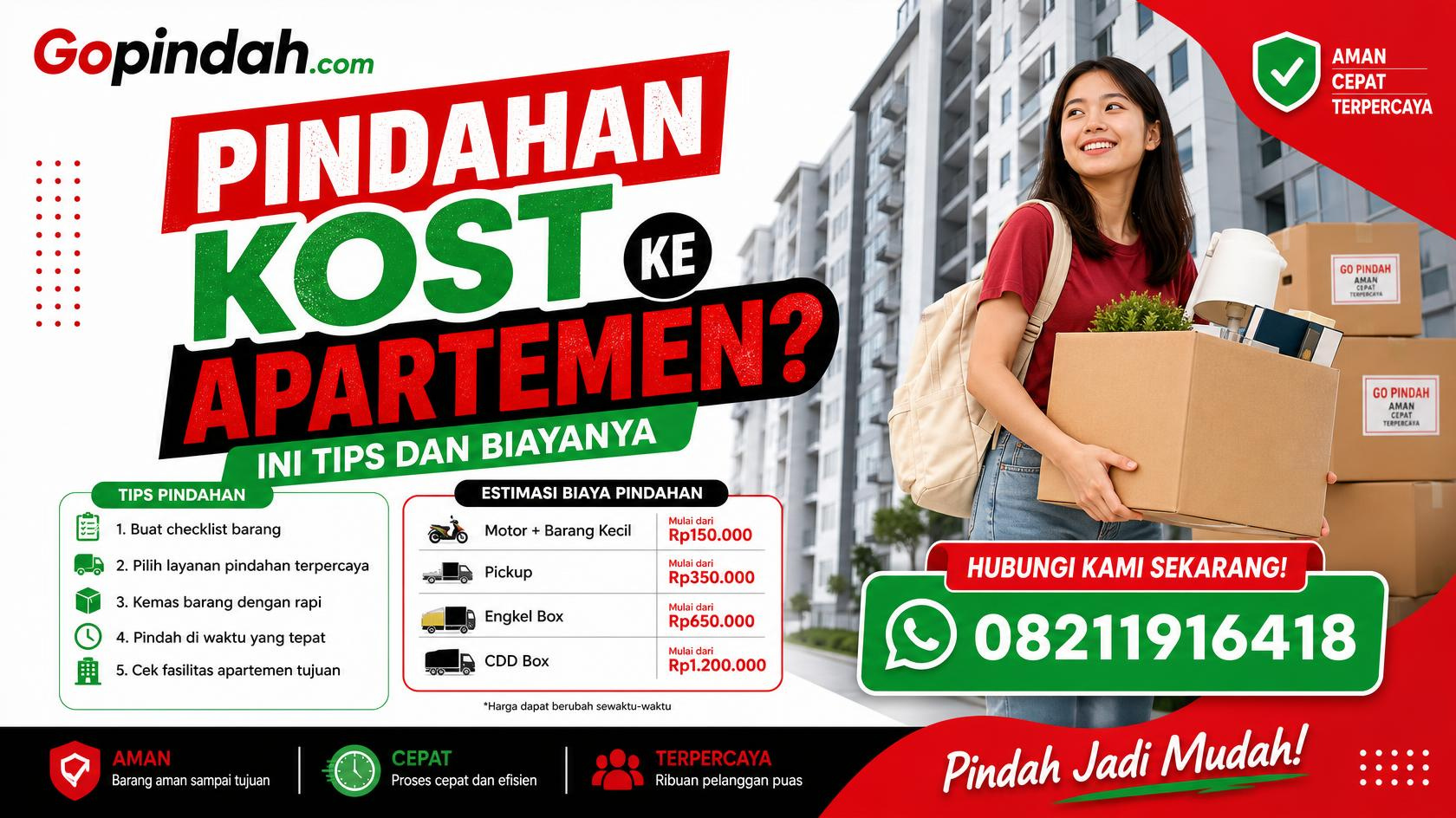 Pindahan Kost ke Apartemen Ini Tips dan Biayanya